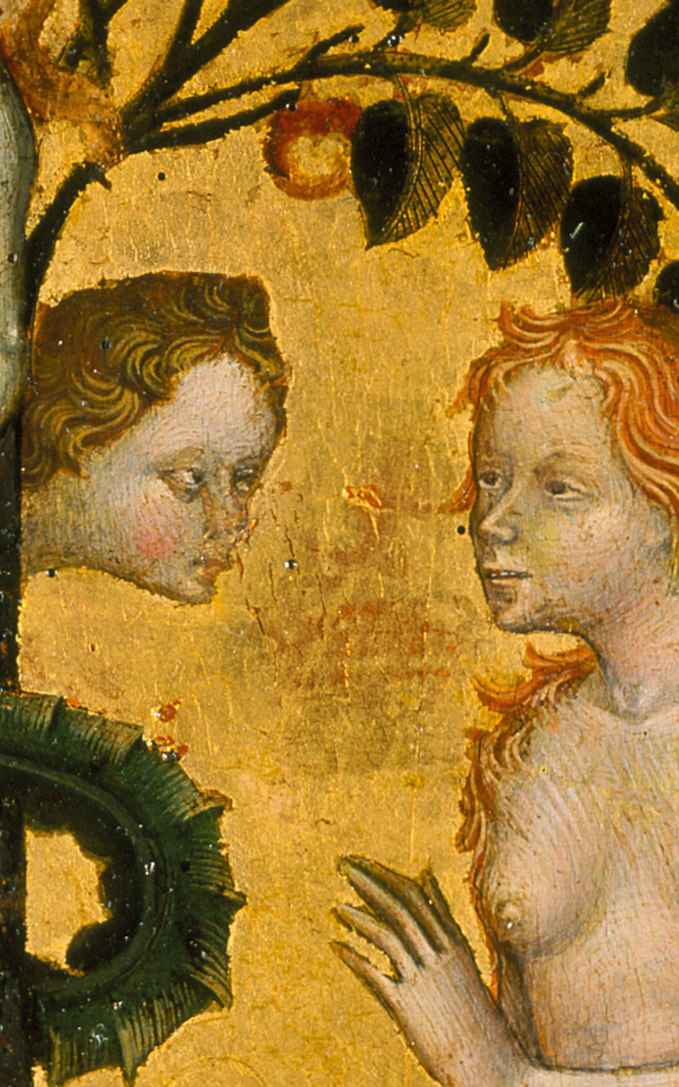 Particolare MicheleDiMatteo Sogno della Vergine 1445 ca Coll HercolaniRossini MuseiCivici