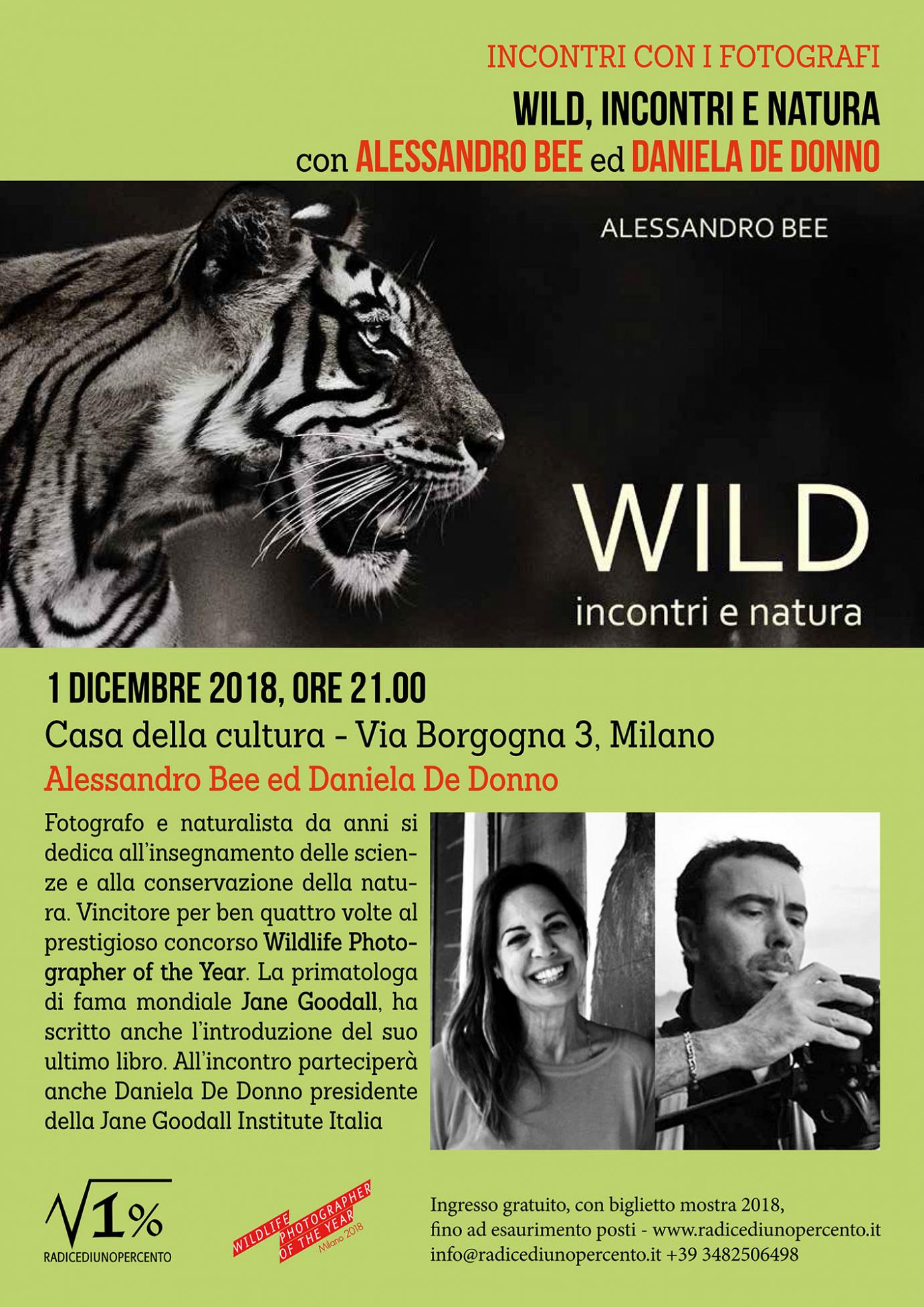 1 dicembre Incontro Alessandro Bee Wild incontri e natura b