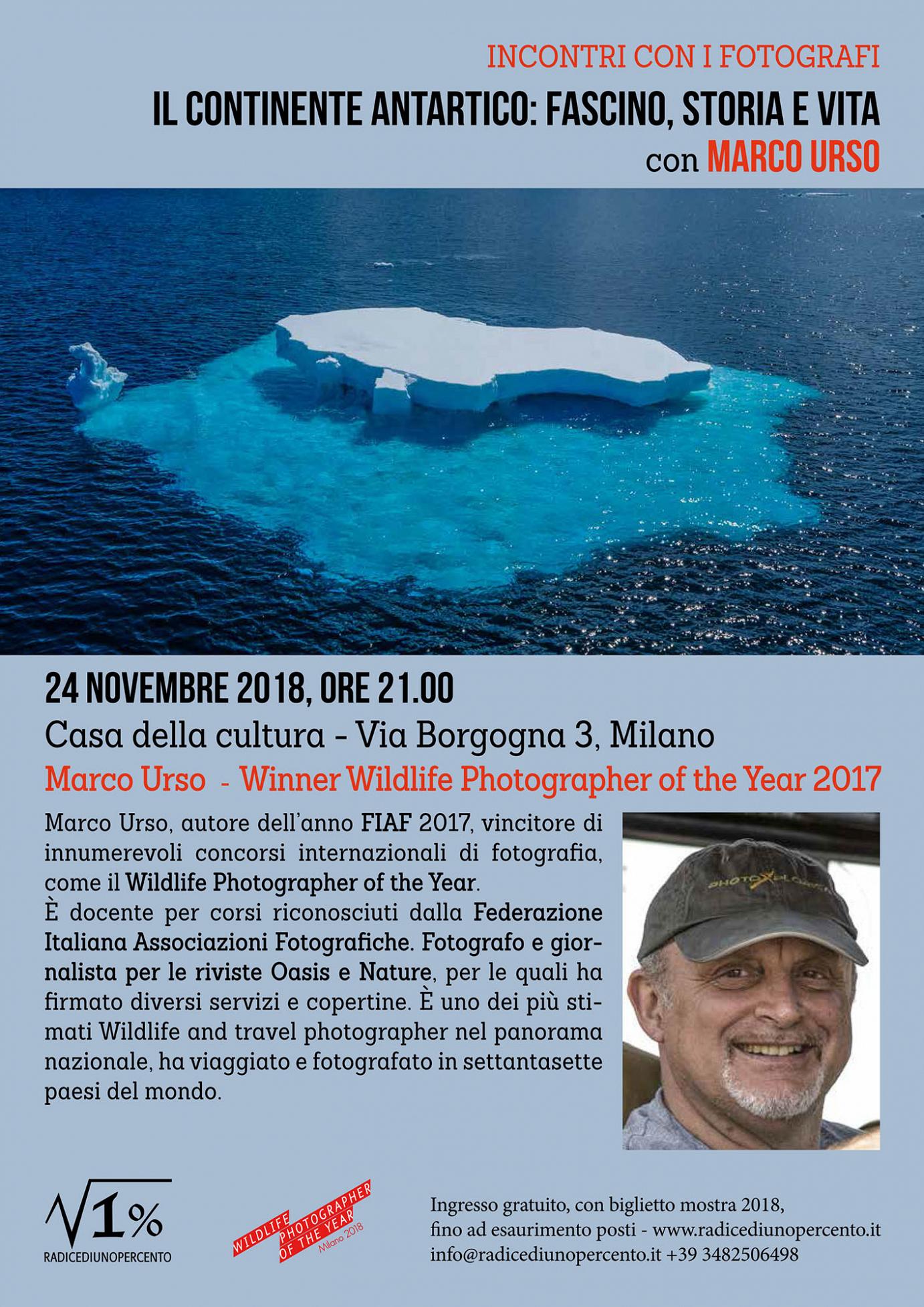 24 novembre Incontro con Marco Urso Antartico b