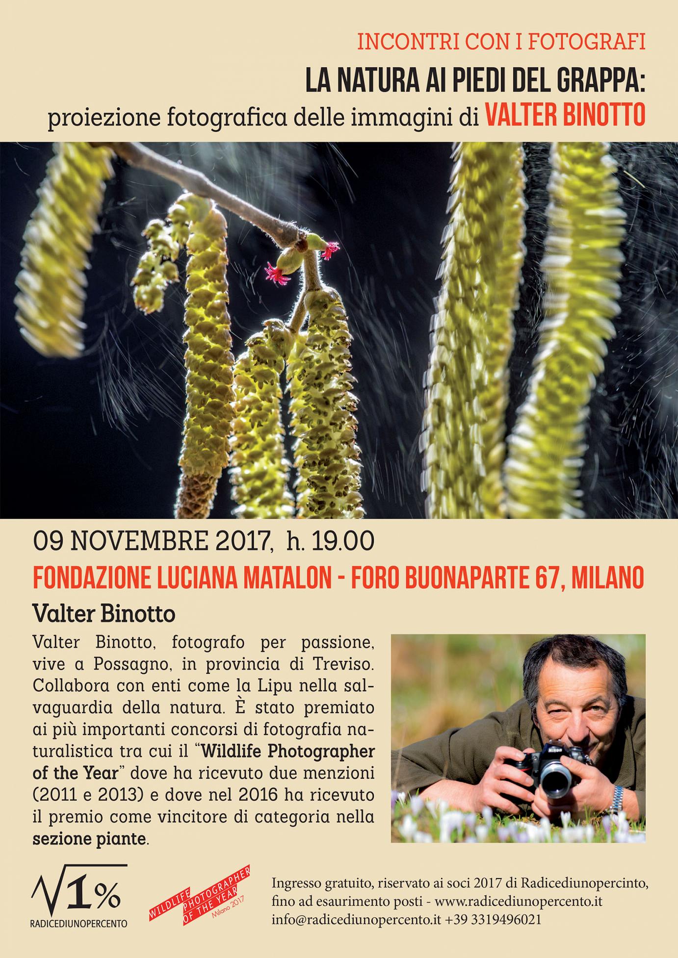 9 novembre Incontro con Valter Binotto WPY MI