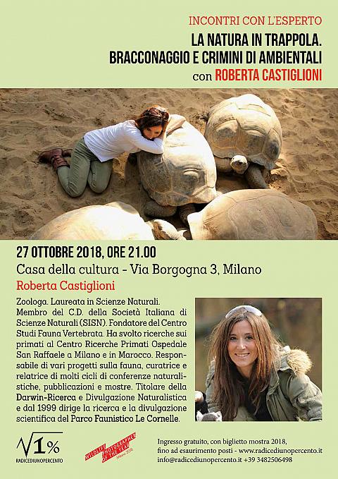 27 ottobre Incontro Roberta Castiglioni La natura in trappola B